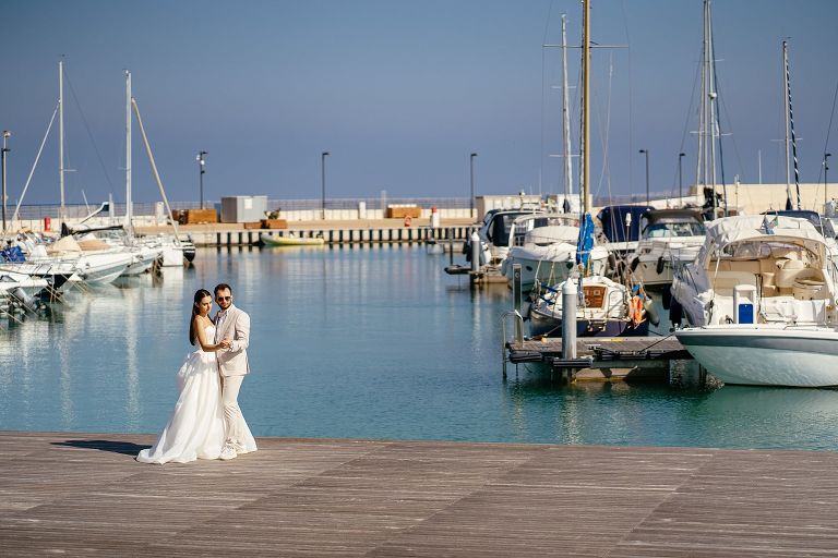 Polignano a Mare after wedding, Puglia Italy photoshoot