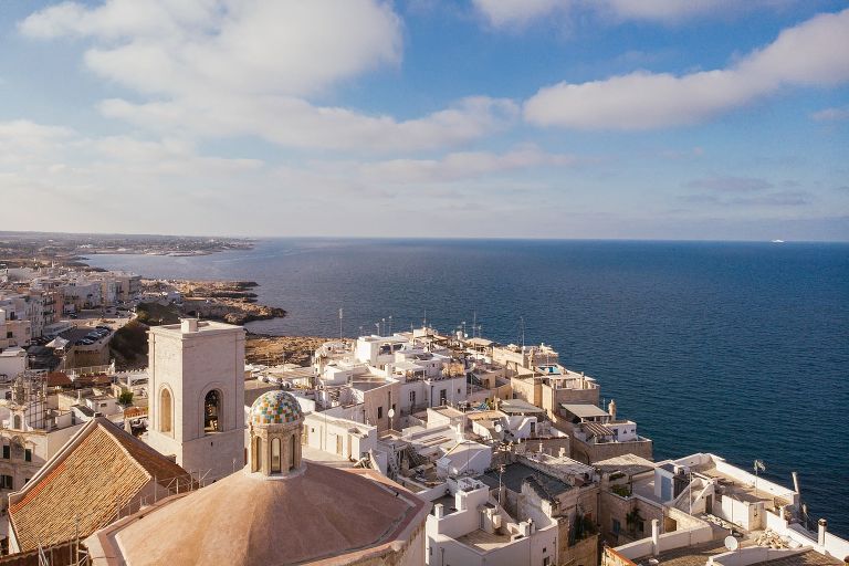 Polignano a Mare after wedding, Puglia Italy photoshoot